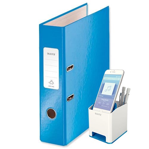 Get a FREE pen holder with Leitz files