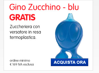 Zuccheriera Gino Zucchino - blu IN REGALO