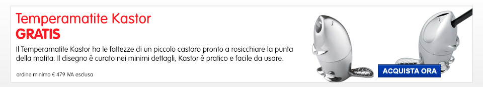 Temperamatite Kastor IN REGALO