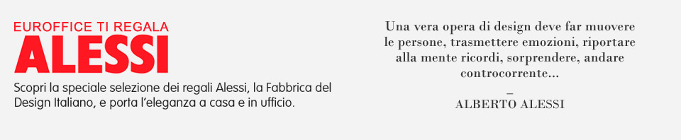 Scopri i nostri regali Alessi: la Fabbrica del Design Italiano - Euroffice.it