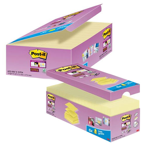 Value Pack Post-it Super Sticky: acquista e risparmia!